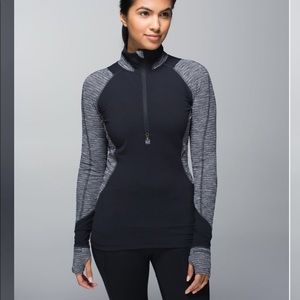 Lululemon size 8 race your pace 1/2 zip.